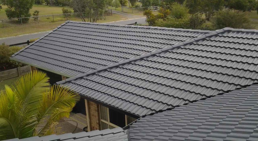 grey tile roof