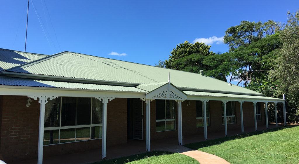 Roof restoration on home in Sunshine Coast