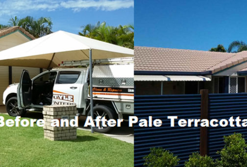 Pale Terracotta Before and After