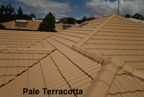 pale terracotta roof