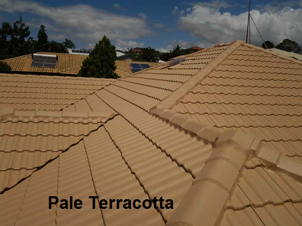 pale terracotta roof